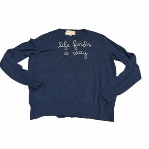 Lingua Franca x ‘Jurassic World Rebirth’ Life Finds a Way Crewneck Sweater